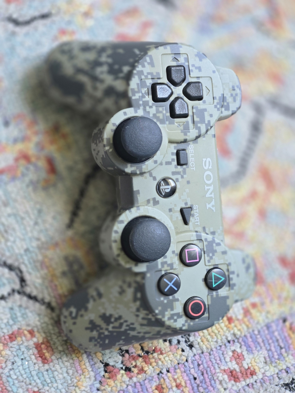 Sony Camouflage Wireless Controller in Digital Green Camo